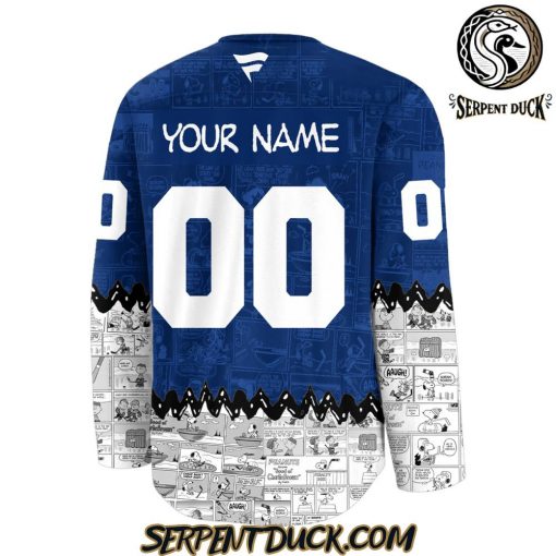 Toronto Maple Leafs 75th Anniversary of Peanuts Snoopy Hockey Jersey