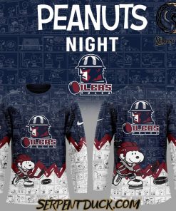 Tulsa Oilers 75th Anniversary of Peanuts Custom Hockey Jersey