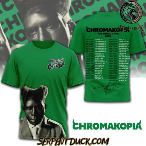 Tyler The Creator Chromakopia Green Shirt