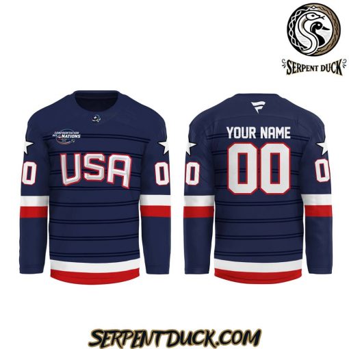 USA Hockey 2025 4 Nations Face Off Custom Hockey Jersey