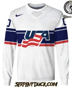 USA Hockey Home Jersey Sweatshirt