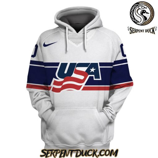 USA Hockey Home Jersey Hoodie