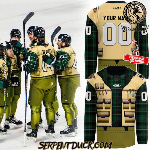 Utah Grizzlies Fishing Night Hockey Jersey