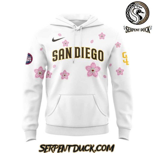 San Diego Padres Takashi Murakami x MLB World Tour Tokyo Series White Hoodie