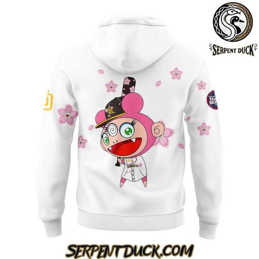 San Diego Padres Takashi Murakami x MLB World Tour Tokyo Series White Hoodie
