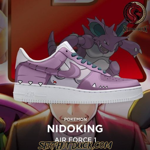 Pokemon X Nidoking Air Force 1 Sneaker