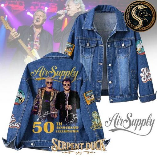 Air Supply 50th Anniversary Celebration Denim Jacket