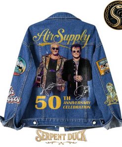 Air Supply 50th Anniversary Celebration Denim Jacket