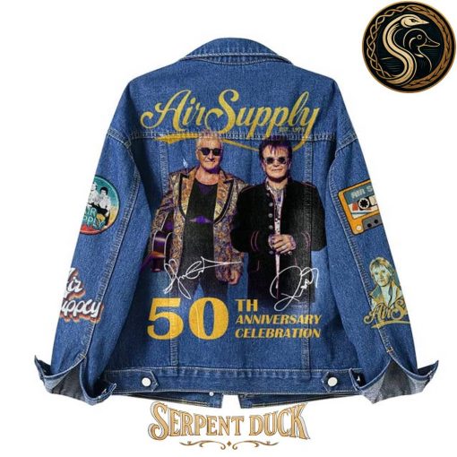 Air Supply 50th Anniversary Celebration Denim Jacket