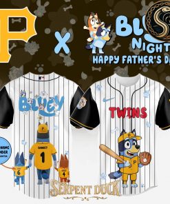 All Team MLB X Bluey Happy Fathers Day Jersey