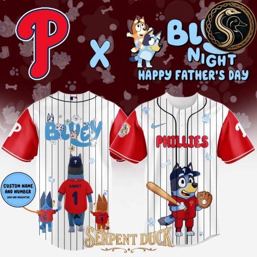 All Team MLB X Bluey Happy Father’s Day Jersey
