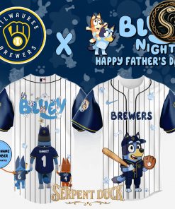 All Team MLB X Bluey Happy Fathers Day Jersey