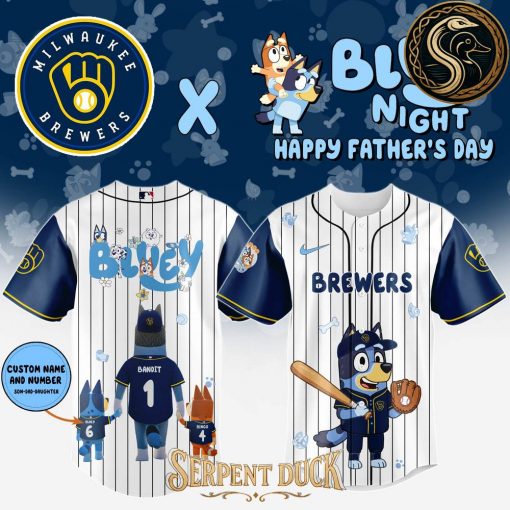 All Team MLB X Bluey Happy Father’s Day Jersey