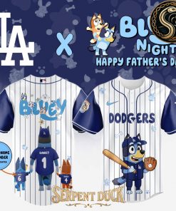 All Team MLB X Bluey Happy Fathers Day Jersey