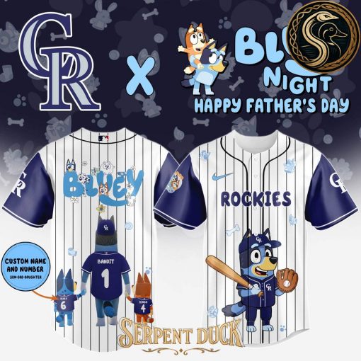 All Team MLB X Bluey Happy Father’s Day Jersey