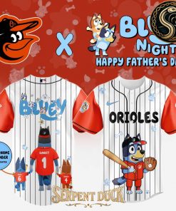 All Team MLB X Bluey Happy Fathers Day Jersey