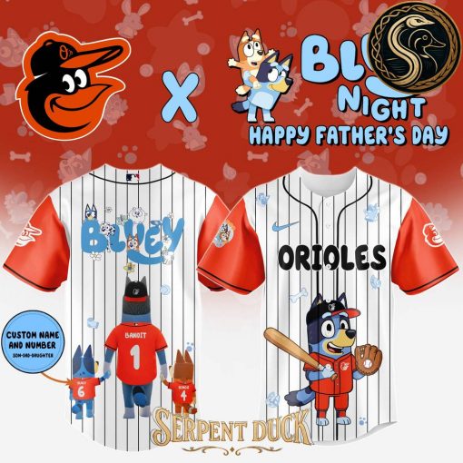 All Team MLB X Bluey Happy Father’s Day Jersey