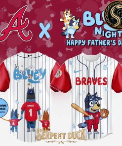 All Team MLB X Bluey Happy Fathers Day Jersey
