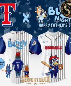 All Team MLB X Bluey Happy Fathers Day Jersey