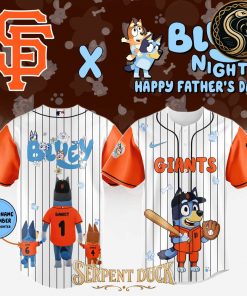 All Team MLB X Bluey Happy Fathers Day Jersey