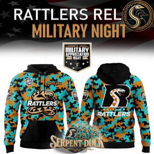 Arizona Rattlers 2025 Military Night Hoodie