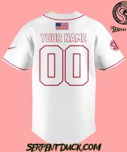 Arkansas Razorback Baseball 2025 First To 40 Baseball Jersey