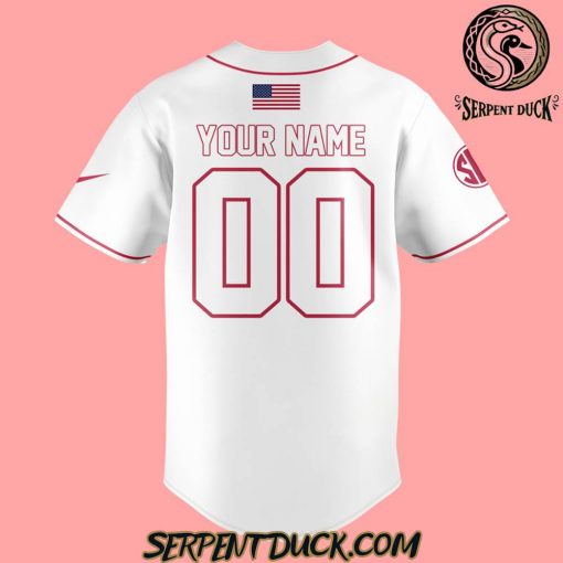 Arkansas Razorback Baseball 2025 First To 40 Baseball Jersey