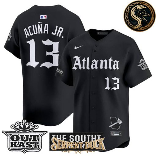 Atlanta Braves ‘Gothic South x Outkast Edition’ Baseball Jersey