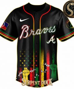 Atlanta Braves Juneteenth Freedom Day Baseball Jersey