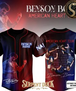 Benson Boone American Heart Tour Baseball Jersey