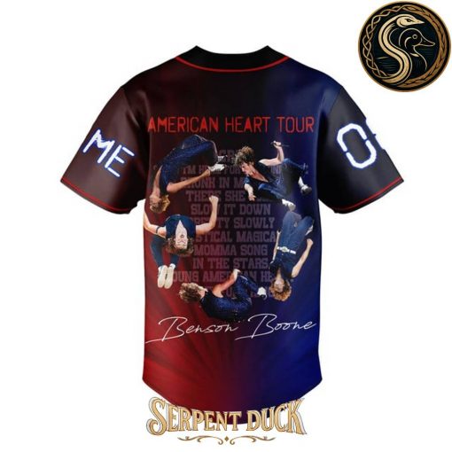 Benson Boone American Heart Tour Baseball Jersey