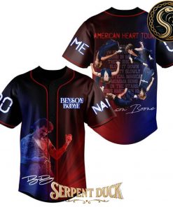 Benson Boone American Heart Tour Baseball Jersey