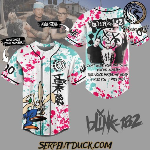 Blink – 182 Custom Baseball Jersey