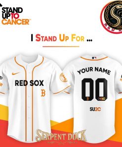 Boston Red Sox x Breast Cancer Awareness and Stand Up To Cancer (SU2C) Night Jersey