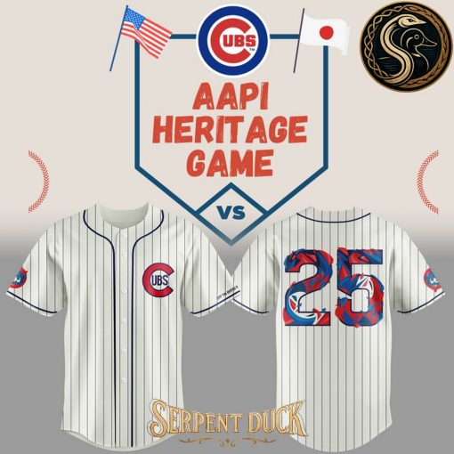Chicago Cubs American And Pacific Islander (AAPI) Heritage Month Celebration Jersey