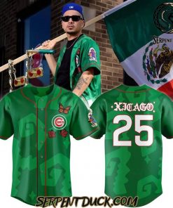 Chicago Cubs x Mexico Custom Baseball Jersey