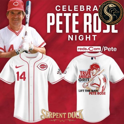Cincinnati Reds x Pete Rose Night Baseball Jersey