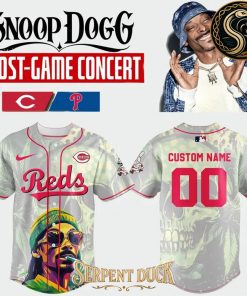 Cincinnati Reds x Snoop Dogg Custom Baseball Jersey