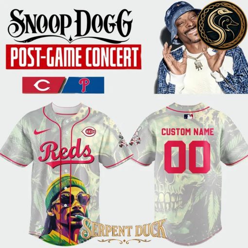 Cincinnati Reds x Snoop Dogg Custom Baseball Jersey