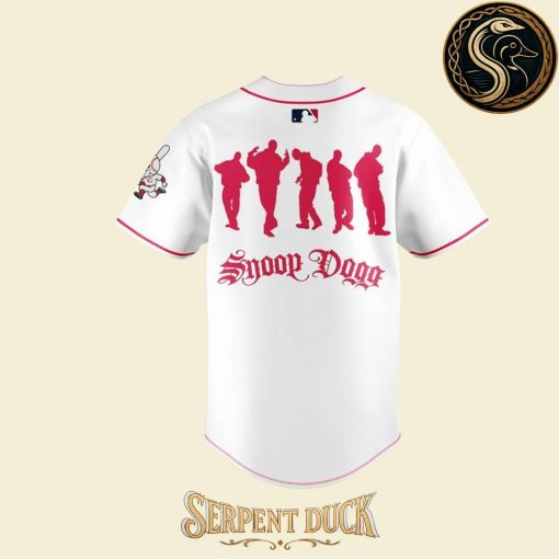 Cincinnati Reds x Snoop Dogg Post-Game Concert White Baseball Jersey