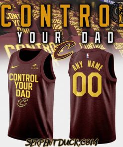 Cleveland Cavaliers “Control Your Dad” Basketball Jersey