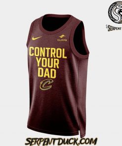 Cleveland Cavaliers “Control Your Dad” Basketball Jersey