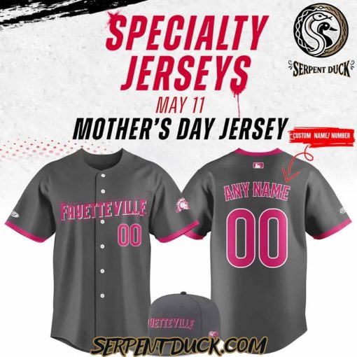 Fayetteville Woodpeckers 2025 Mother’s Day Baseball Jersey