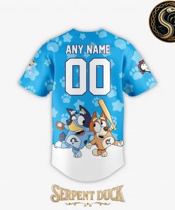 Fayetteville Woodpeckers Bluey At The Ball Park Baseball Jersey