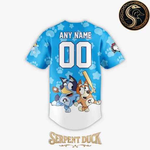 Fayetteville Woodpeckers Bluey At The Ball Park Baseball Jersey