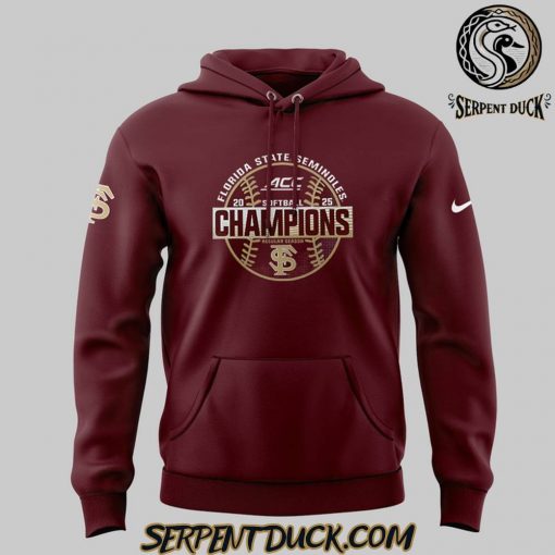 Florida State Seminoles Softball Acc Regular Season Champs Hoodie