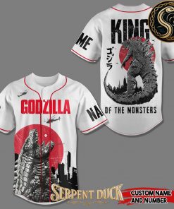 Godzilla King Of The Monters Custom Baseball Jersey