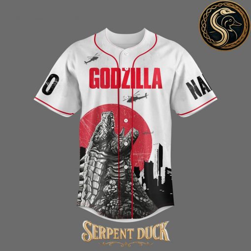 Godzilla King Of The Monters Custom Baseball Jersey
