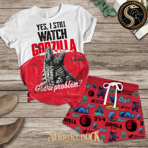 Godzilla Yes, I Still Watch Godzilla Got A Problem Pyjama Set
