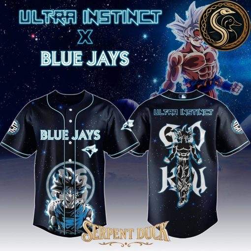 Goku Ultra Instinct x Toronto Blue Jays 2025 Limit Break Jersey